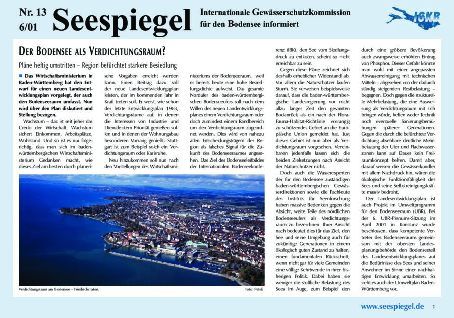 Ausgabe Nr. 13 - Juni 2001