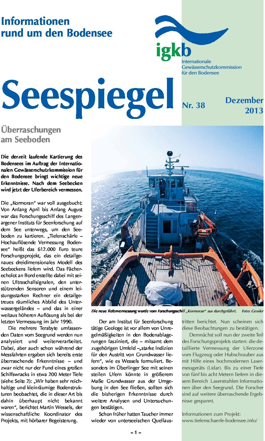 Ausgabe Nr. 38 - Dezember 2013