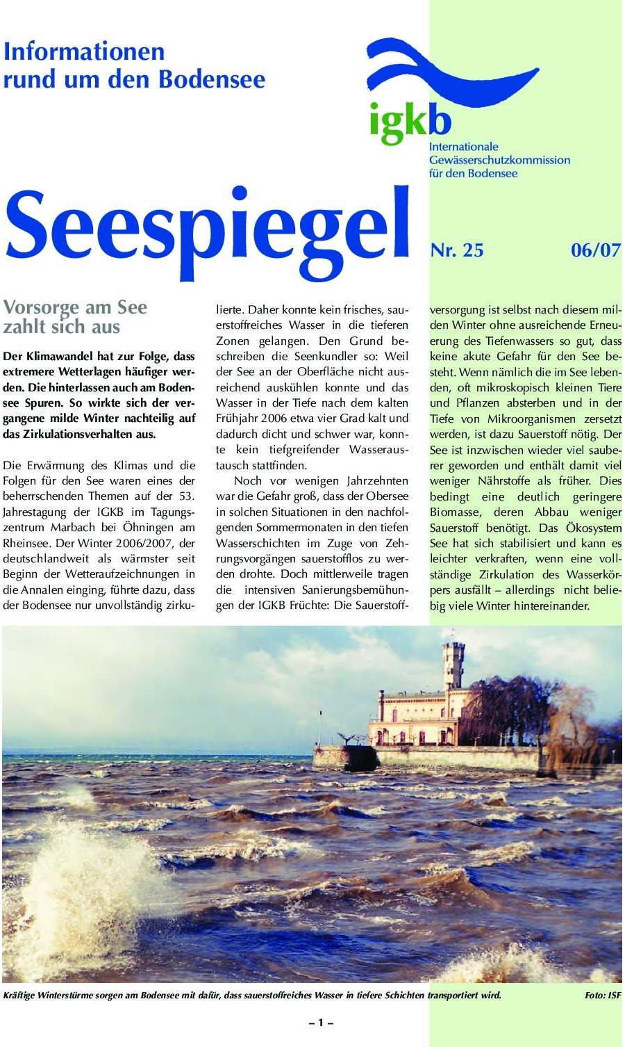 Ausgabe Nr. 25 - Juni 2007