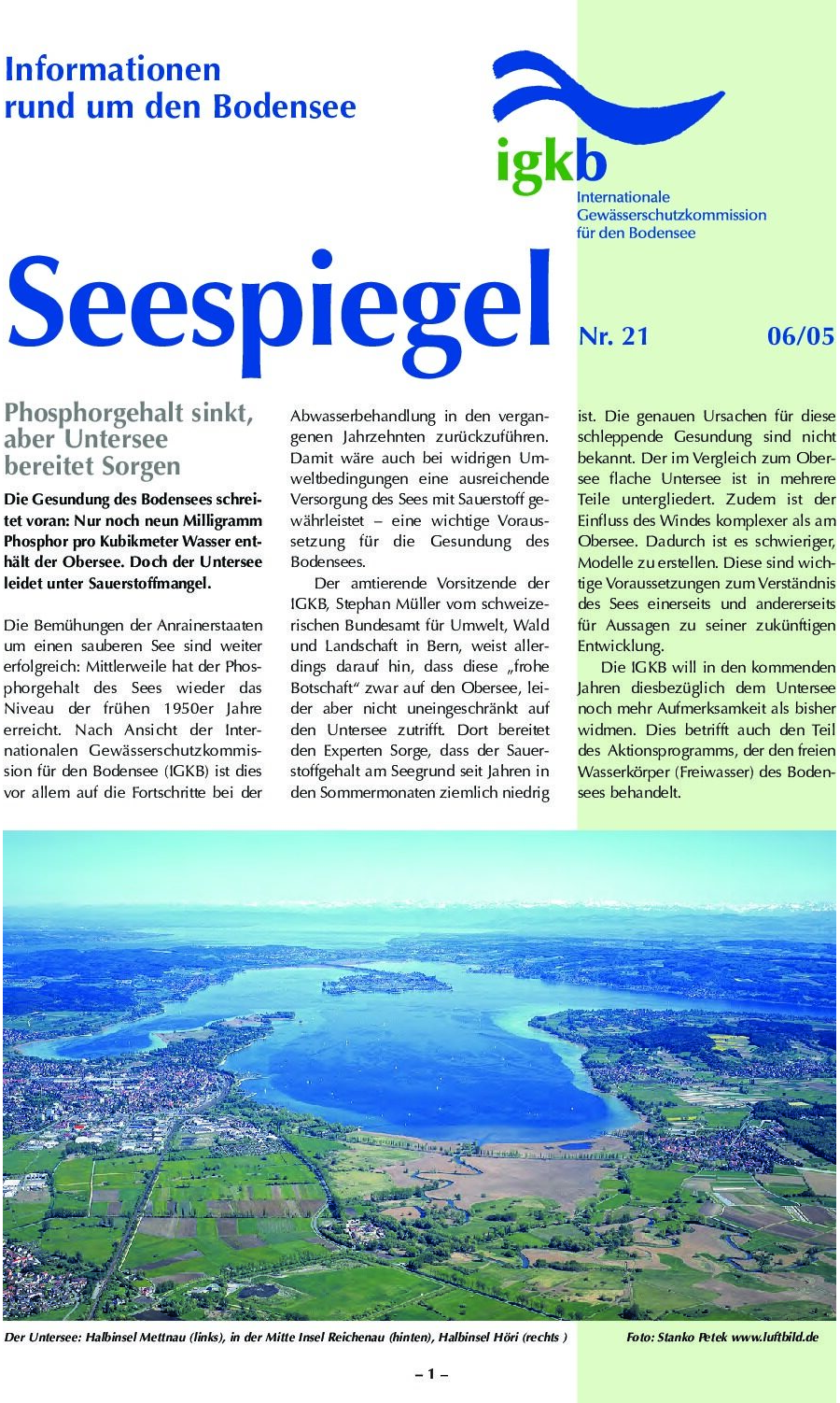 Ausgabe Nr. 21 - Juni 2005