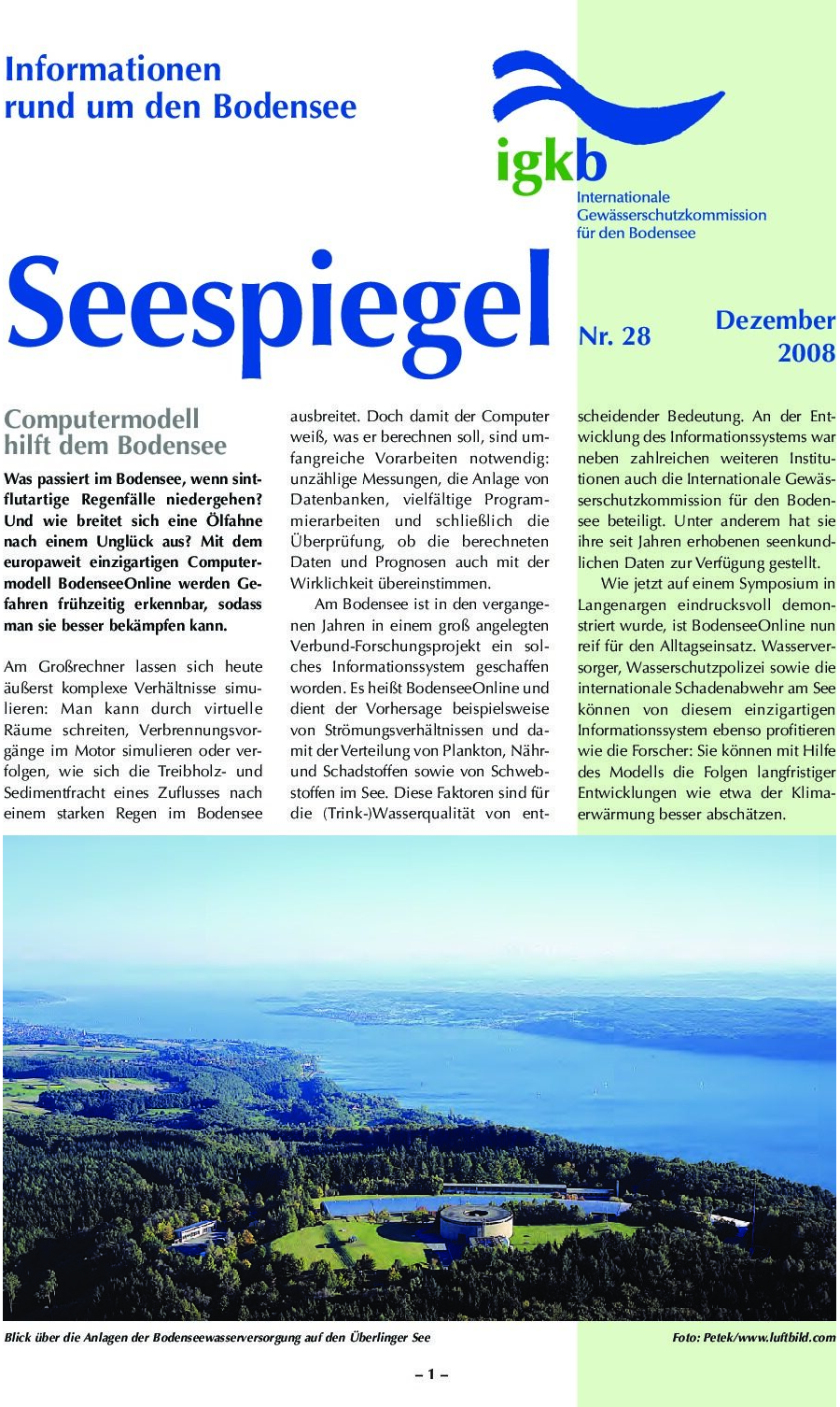 Ausgabe Nr. 28 - Dezember 2008